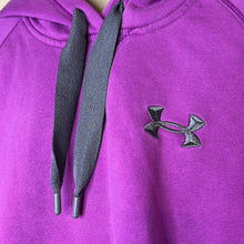 Load image into Gallery viewer, Medium Under Armour Purple Gray Loose Fit Hoodie Shirt
