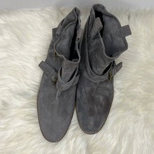 Load image into Gallery viewer, Size 9.5AA Cole Haan Narrow Fit Gray Jensynn Suede Ankle Boots Shoes
