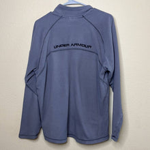 Load image into Gallery viewer, Medium Under Armour Mens Medium Gray Fleece Quarter Zip Pull Over Shirt
