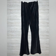 Load image into Gallery viewer, Medium Wild Fable Boho Black Velvet Western Bell Bottom Flare Pants
