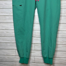 Load image into Gallery viewer, Small Figs Mint Green &amp; Pink Jogger Scrub Pants
