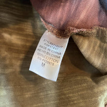 Load image into Gallery viewer, Medium Entro Neutral Earth Tone Tie Dye Henley Top
