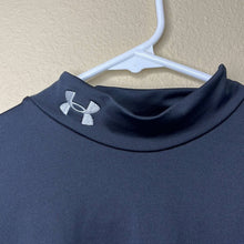 Load image into Gallery viewer, Youth Large Under Armour Youth Kids Fitted Black Long Sleeve Shirt
