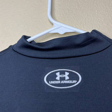 Load image into Gallery viewer, Youth Large Under Armour Youth Kids Fitted Black Long Sleeve Shirt
