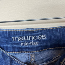 Load image into Gallery viewer, Size 14 Long Maurice’s Mid Rise Plus Size Long Denim Boot Cut Jeans
