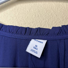 Load image into Gallery viewer, XL Tall Old Navy NWT Tall Navy Blue Button Front Dress
