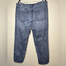 Load image into Gallery viewer, Size 14 Chicos Plus Size Boyfriend Ankle Black Gray Denim Jeans
