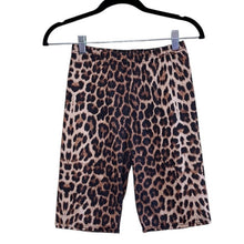 Load image into Gallery viewer, Sz 6 Nasty Gal Leopard Print Bike Shorts
