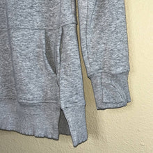 Load image into Gallery viewer, Youth Medium Athleta Girls Kids Gray Crazy Cozy Tunic Sweatshirt
