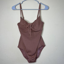 Load image into Gallery viewer, Small Time &amp; Tru NWT Brown One Piece Swim Suit
