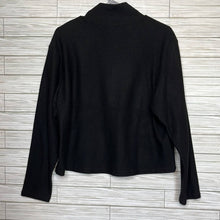 Load image into Gallery viewer, Medium Eileen Fisher Black Wool Long Sleeve Shirt
