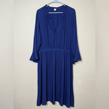 Load image into Gallery viewer, XL Tall Old Navy NWT Tall Navy Blue Button Front Dress
