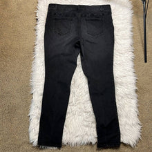 Load image into Gallery viewer, Sz 26 Long Maurice’s Plus Size Long Black Skinny Jeans
