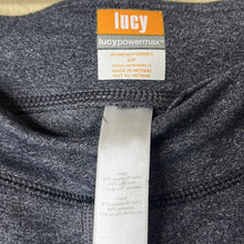Load image into Gallery viewer, Small Lucy Powermax Heather Gray Flare Leggings Yoga Pants
