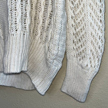 Load image into Gallery viewer, XS Athleta Ivory Wool Cashmere Cable Knit Turtle Neck Sweater Top
