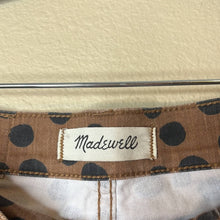 Load image into Gallery viewer, Size 27 Madewell Leopard Dot 10” High Rise Skinny Jeans Tan &amp; Black
