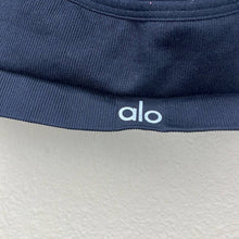 Load image into Gallery viewer, Medium Alo Black Crop Top
