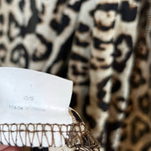 Load image into Gallery viewer, One Size Crazy Train Leopard Print Sheer Dixie Duster
