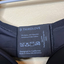 Load image into Gallery viewer, 44C Third Love NWT Black Plus Size Lightly Padded Bra
