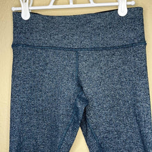 Load image into Gallery viewer, Size 4 Lululemon Teal Herringbone Print Leggings

