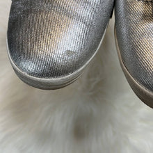 Load image into Gallery viewer, Size 8 KEDS Silver Metallic Sneakers Shoes
