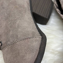 Load image into Gallery viewer, Size 7.5 Coconuts by Matisse Taupe Suede Almond Toe Ankle Booties Shoes
