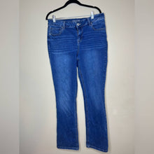 Load image into Gallery viewer, Size 14 Long Maurice’s Mid Rise Plus Size Long Denim Boot Cut Jeans
