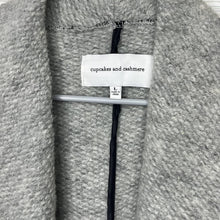 Load image into Gallery viewer, Large Cupcakes And Cashmere Gray Cardigan Wrap Sweater
