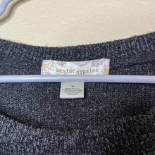 Load image into Gallery viewer, Medium Anthropologie Band of Gypsies Dark Gray Crew Neck Sweater Shirt
