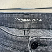 Load image into Gallery viewer, Size 14 Chicos Plus Size Boyfriend Ankle Black Gray Denim Jeans

