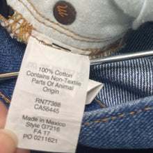 Load image into Gallery viewer, Size 30 Madewell Retro Crop Bootcut Jeans: Knee-Rip Edition
