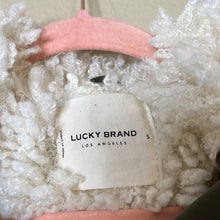 Load image into Gallery viewer, Small Lucky Brand Army Green Faux Fur Cocoon Coat
