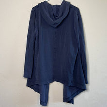 Load image into Gallery viewer, Medium Athleta Black Vista Wrap Hoodie Cardigan
