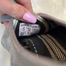 Load image into Gallery viewer, Size 8 KEDS Silver Metallic Sneakers Shoes
