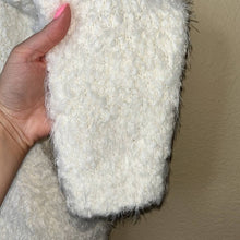 Load image into Gallery viewer, Small Pacsun L.A Hearts White Fuzzy Knit Cardigan
