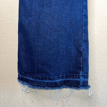 Load image into Gallery viewer, Size 16 A.N.A Plus High Rise Raw Hem Dark Wash Flare Jeans

