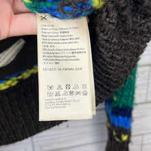 Load image into Gallery viewer, XL Scotch &amp; Soda Green Blue Brown Wool Zip Up Sweater
