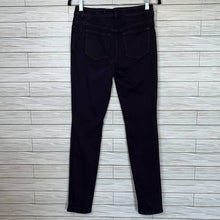Load image into Gallery viewer, Size 2 Chicos Dark Purple Denim Jeggings Skinny Jeans

