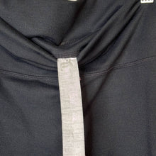 Load image into Gallery viewer, Large Fabletics Powerhold Black Cropped Mesh Leggings
