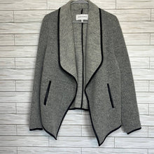 Load image into Gallery viewer, Large Cupcakes And Cashmere Gray Cardigan Wrap Sweater
