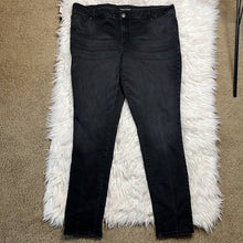 Load image into Gallery viewer, Sz 26 Long Maurice’s Plus Size Long Black Skinny Jeans
