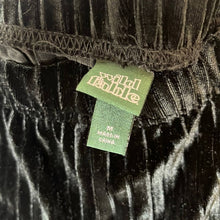 Load image into Gallery viewer, Medium Wild Fable Boho Black Velvet Western Bell Bottom Flare Pants
