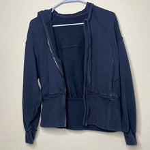 Load image into Gallery viewer, Size 4 Lululemon Black Hugged-Waist Zip Up Hoodie Jacket Without Zipper
