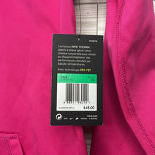 Load image into Gallery viewer, Nike NWT Girls Therma Fleece Lined Hot Pink Hoodie Shirt
