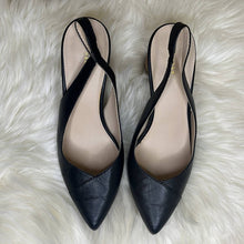 Load image into Gallery viewer, Sz 9.5B Cole Haan Black Cadee Pointed Sling Back Heels Shoes
