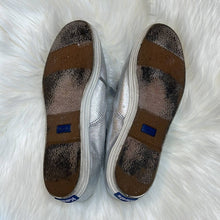 Load image into Gallery viewer, Size 8 KEDS Silver Metallic Sneakers Shoes
