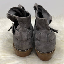 Load image into Gallery viewer, Size 9.5AA Cole Haan Narrow Fit Gray Jensynn Suede Ankle Boots Shoes
