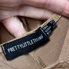 Load image into Gallery viewer, Size 6 Pretty Little Thing Light Brown Jump Suit
