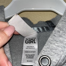 Load image into Gallery viewer, Youth Medium Athleta Girls Kids Gray Crazy Cozy Tunic Sweatshirt
