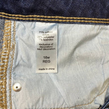 Load image into Gallery viewer, Size 16W Maurices Plus Size Dark Wash Boot Cut Jeans

